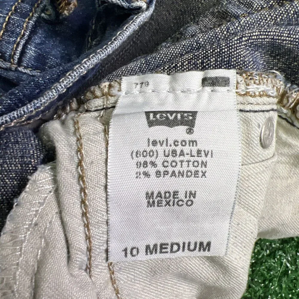 Levi's 515 Classic Boot Cut Low Rise Y2K Jeans Women's Size 10 Medium Blue Denim